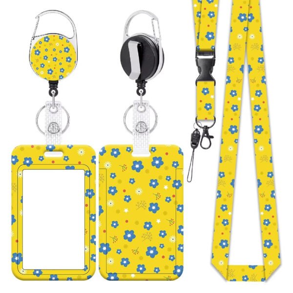 ID Yoyo Badge Reel Plastic Card Holder Lanyard With Card Holder - Image 5