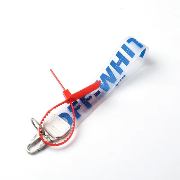 off white keychain with PVC material + 11Colors - Image 3