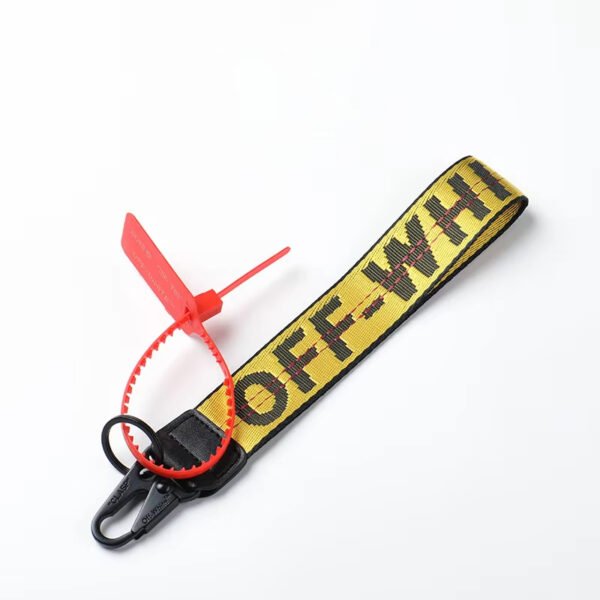 Popular off white keychain with Nylon material + 11Colors - Image 3