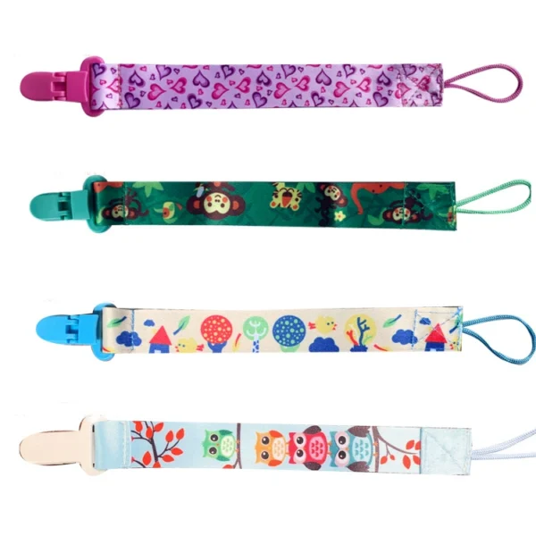 Newborn Pacifier Clip Leashes Wholesale Baby Soother Chain with Pacifier Clips - Image 3