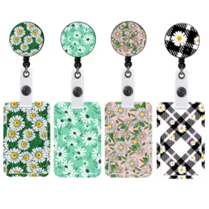 Mobile ID Extension Hanging Rope Card Holder Badge Clip