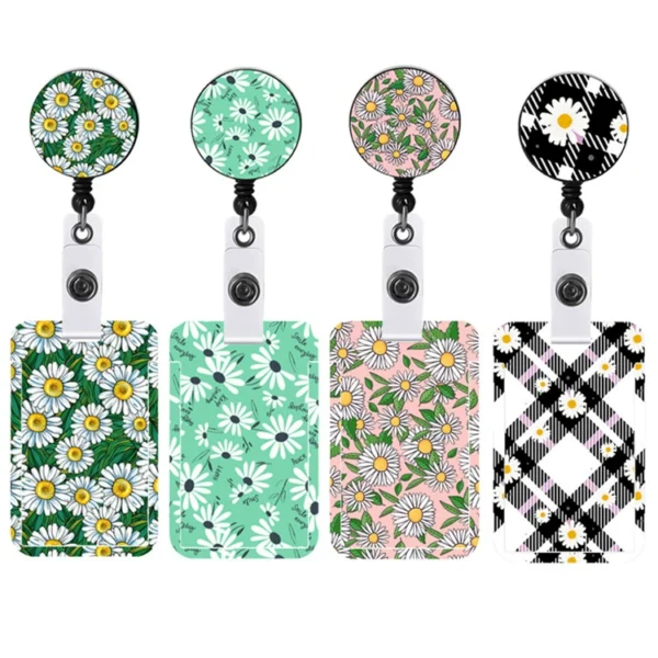 Mobile ID Extension Hanging Rope Card Holder Badge Clip