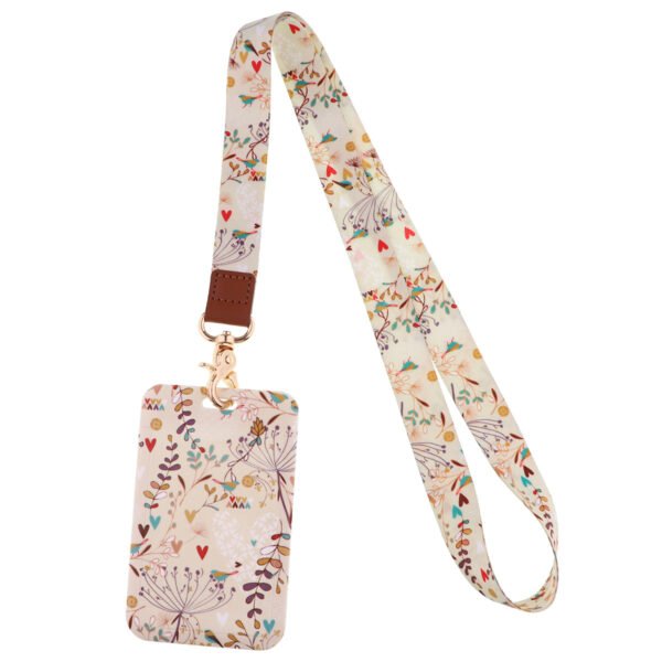 Sublimation Printing Lanyard With Card Holder for ID Name Key Car - Image 2