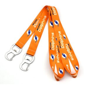 NBA Promotional Sublimation Lanyard With Beer Opener