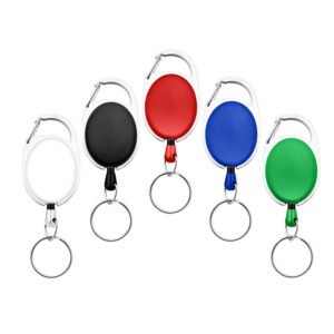 Badge ID Card Holder Metal Pull Reel Badge Reel With Hook