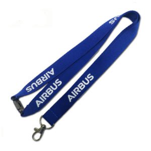 Durable Round Cord Lanyard with Metal Hook Breakaway Buckle