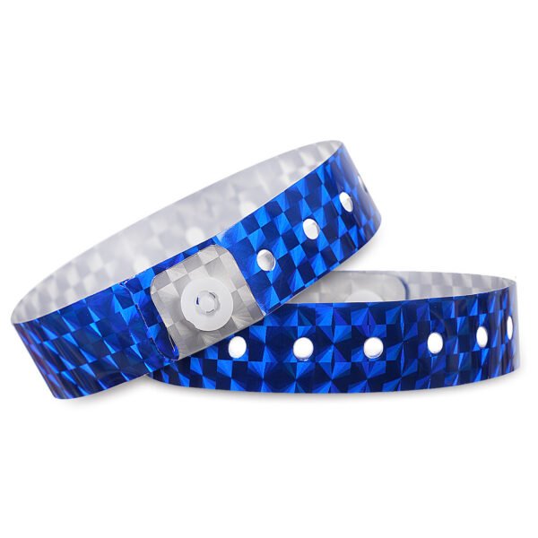 Holographic Plastic Wristbands - 500 Pack Vinyl Wristbands for Events Parties - Image 2