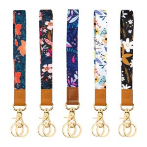 Lanyards With Logo Custom for ID Badge Heat Transfer Wrist Strap