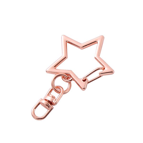 Zinc Alloy hang Plating Star Shaped Lobster Clasp Star - Image 3