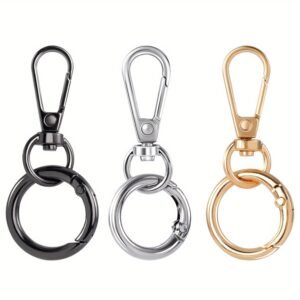 Alloy D Ring Lobster Clasp for DIY Keychain & Bag Straps