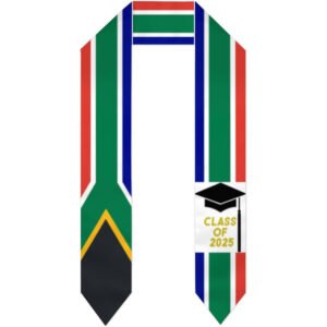 Flag Stole Study Abroad Adult Unisex Custom Graduation Belt