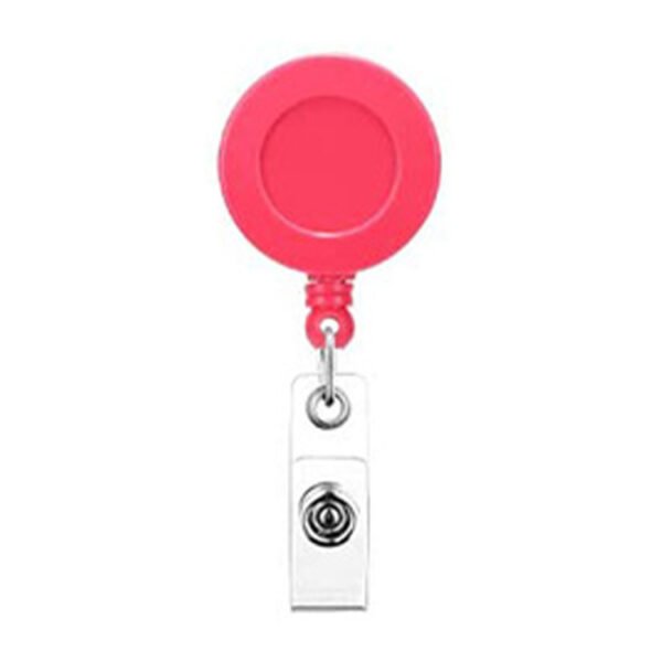 32MM Plastic Retractable Nurse Badge Reel Clips Holder with Metal Clip - Image 5