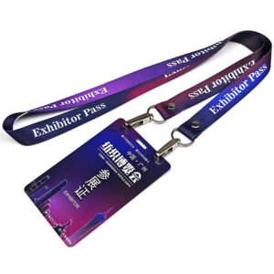 Clear PVC Plastic ID VIP Lanyard Passes Membership Card Business Card