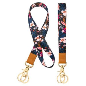 Lanyards With Logo Custom for ID Badge Heat Transfer Wrist Strap