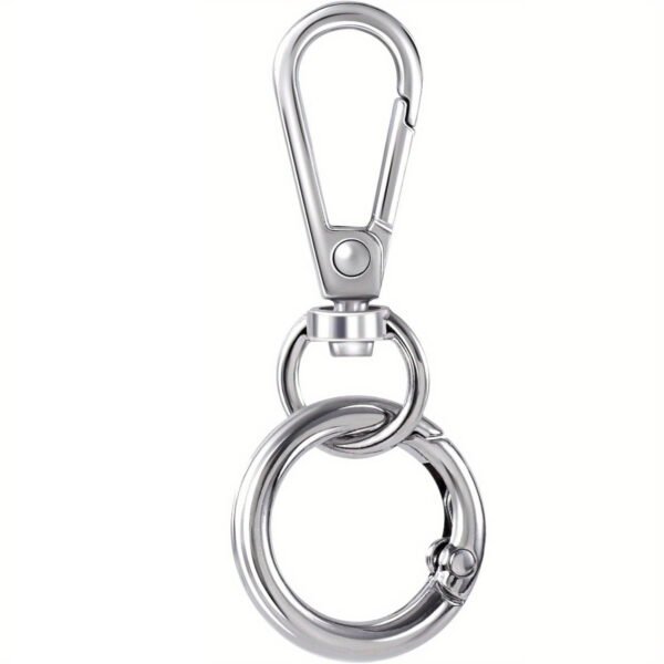 Alloy D Ring Lobster Clasp for DIY Keychain & Bag Straps - Image 3