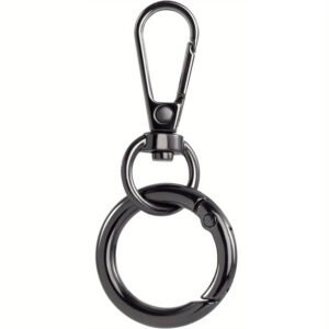 Alloy D Ring Lobster Clasp for DIY Keychain & Bag Straps