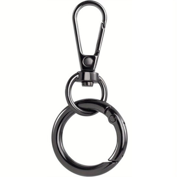 Alloy D Ring Lobster Clasp for DIY Keychain & Bag Straps - Image 2