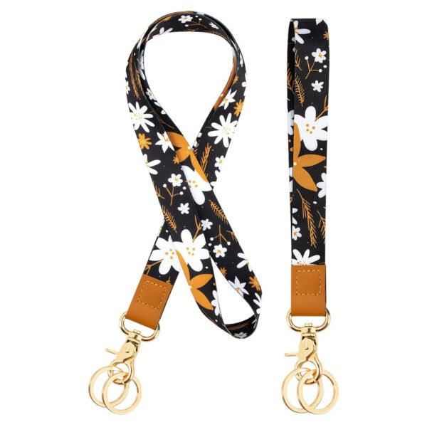 Lanyards With Logo Custom for ID Badge Heat Transfer Wrist Strap - Image 6