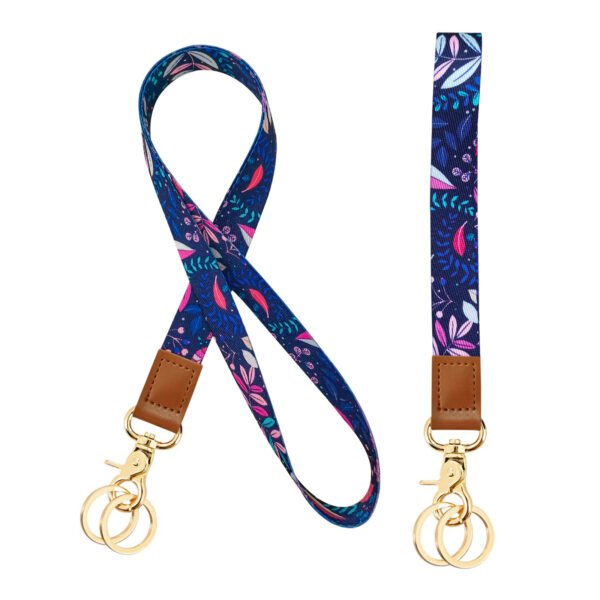 Lanyards With Logo Custom for ID Badge Heat Transfer Wrist Strap - Image 4