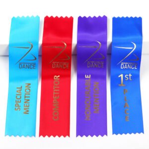 Award Ribbons Personalised Custom Sports 100% Polyester Satin