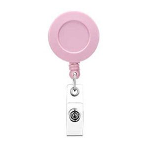 32MM Plastic Retractable Nurse Badge Reel Clips Holder with Metal Clip
