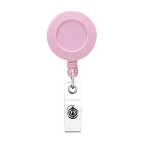 32MM Plastic Retractable Nurse Badge Reel Clips Holder with Metal Clip - Image 2