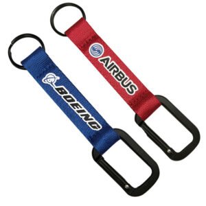 Promotional Aluminum Carabiner Keychain Clip Sport Products with Snap Hooks