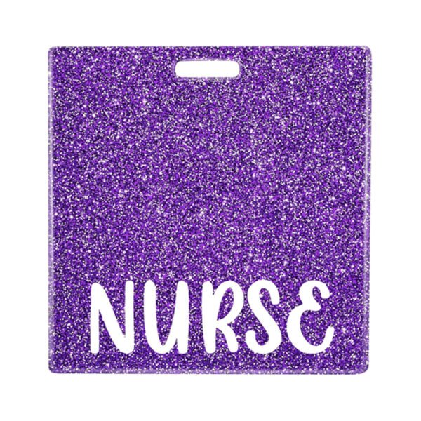 Nurse Accessories Gift for Badge Reel Acrylic RN Colorful Shiny - Image 2