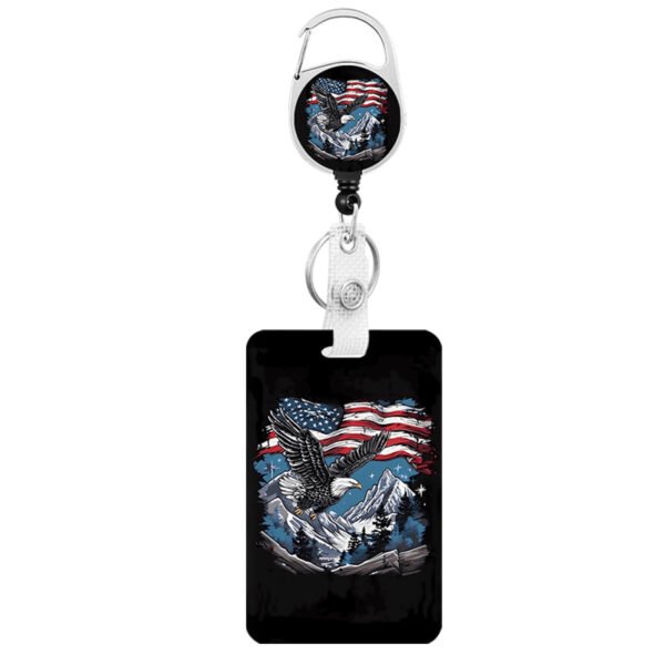 Mobile ID Extension Hanging Rope Card Holder Badge Clip - Image 6