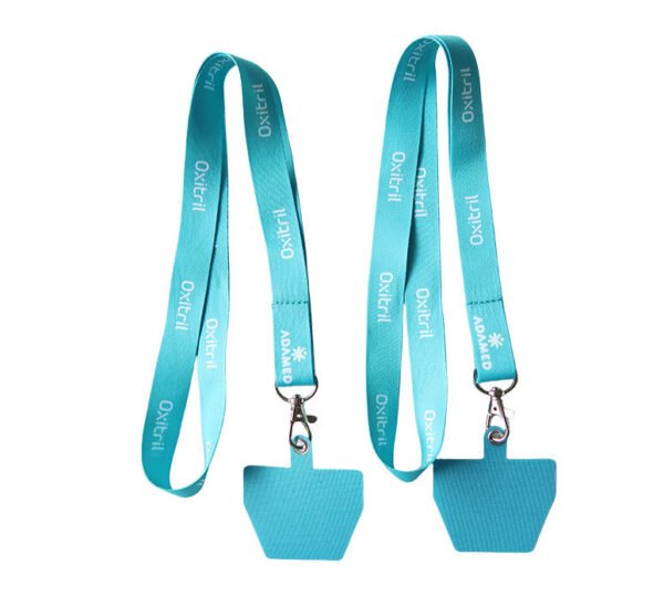 Neck Phone Printing Polyester Sublimation Lanyards With Logo Custom