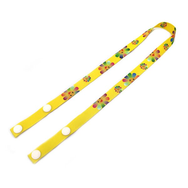 High Quality Adjustable Face Masking Lanyard for Kids Polyester Material Cartoon - Image 4