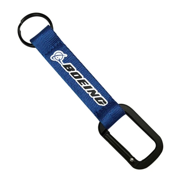 Promotional Aluminum Carabiner Keychain Clip Sport Products with Snap Hooks - Image 3