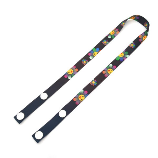 High Quality Adjustable Face Masking Lanyard for Kids Polyester Material Cartoon - Image 3