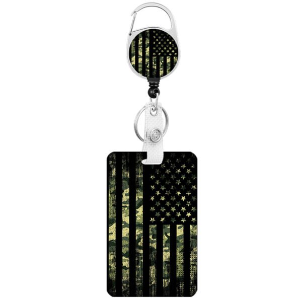 Mobile ID Extension Hanging Rope Card Holder Badge Clip