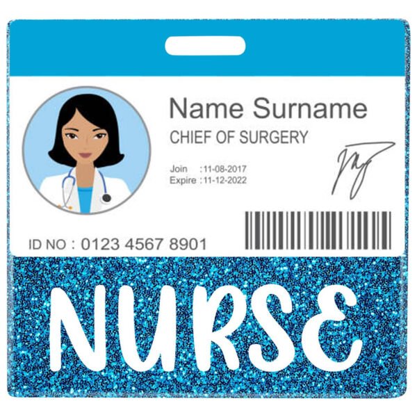 Nurse Accessories Gift for Badge Reel Acrylic RN Colorful Shiny