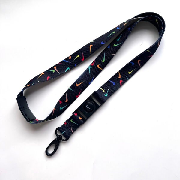 Dye Sublimation Polyester Lanyards ID Badge Holder with Nike Logo - Image 4