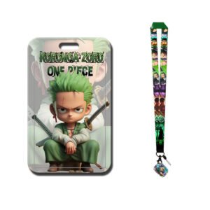 28 Designs Anime Demon Slayer Bus Card Holder Polyester Lanyard for Anime Fans