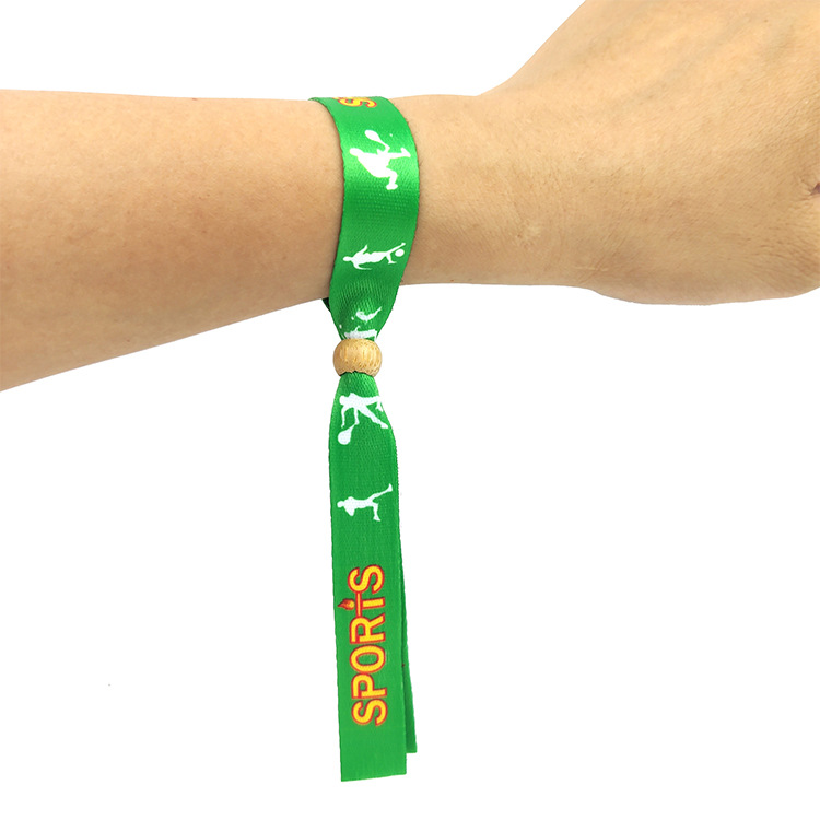 Factory Custom Free Customized Wristband Party Supplies Woven Wristband for Event - Image 6