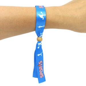 Factory Custom Free Customized Wristband Party Supplies Woven Wristband for Event