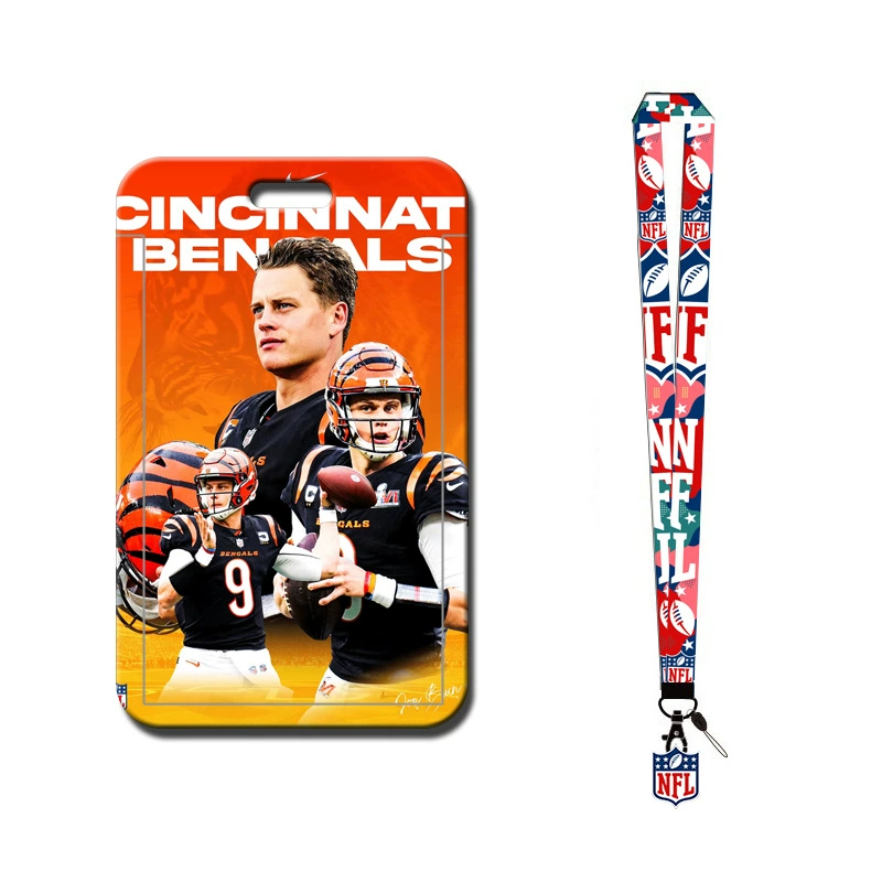 NFL Football Teams Lanyard Anime ID Card Key Phone Keychain Lanyards