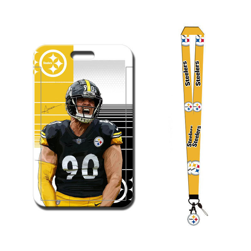 NFL Football Teams Lanyard Anime ID Card Key Phone Keychain Lanyards - Image 4