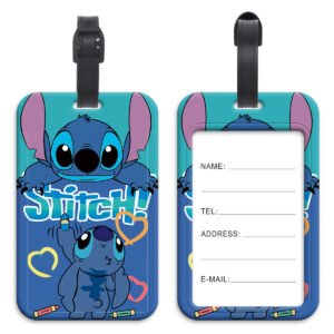 100pcs Stitch Luggage Hanging Tag Access Plate