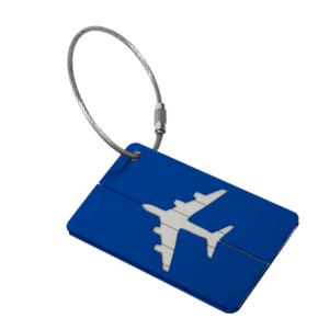 8 Colors Blank Anodized Aluminum Cruise Luggage Tag