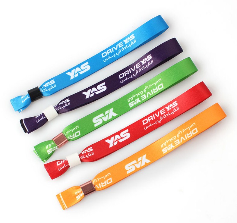 Factory Custom Free Customized Wristband Party Supplies Woven Wristband for Event - Image 2