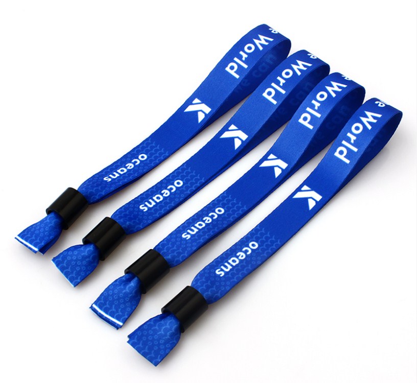 Factory Custom Free Customized Wristband Party Supplies Woven Wristband for Event