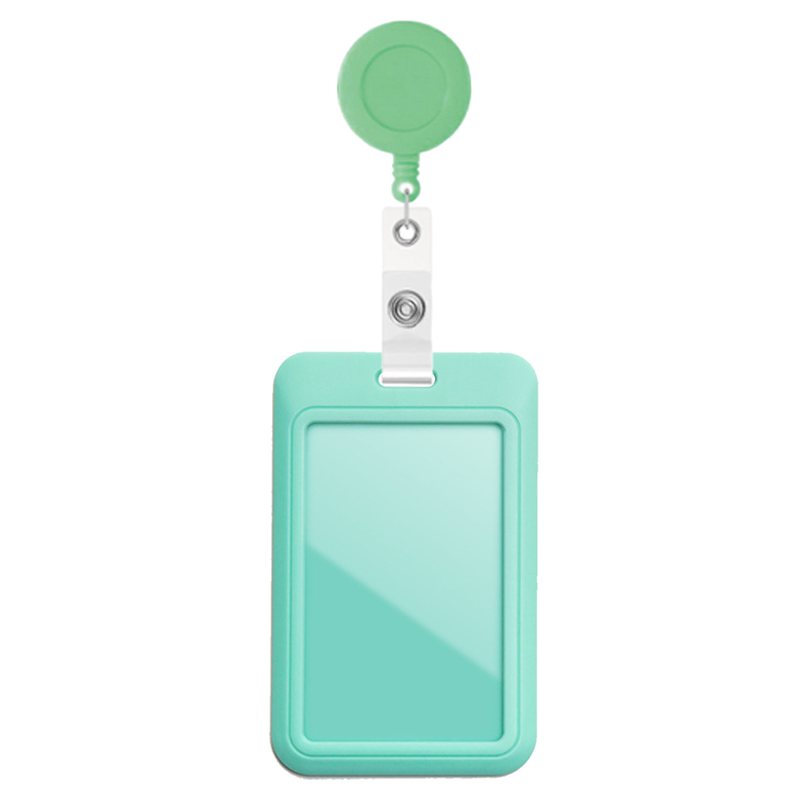 UV Print ABS Plastic ID Card Holder/Staff Lanyard Card Holder/ID Badge Card Holder - Image 4