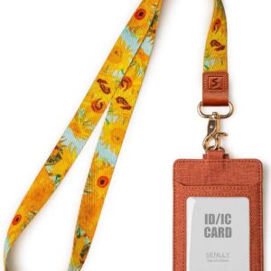 Custom Logo Leather Id Card Holder Chest Tag Easy to Pull Card Sleeve