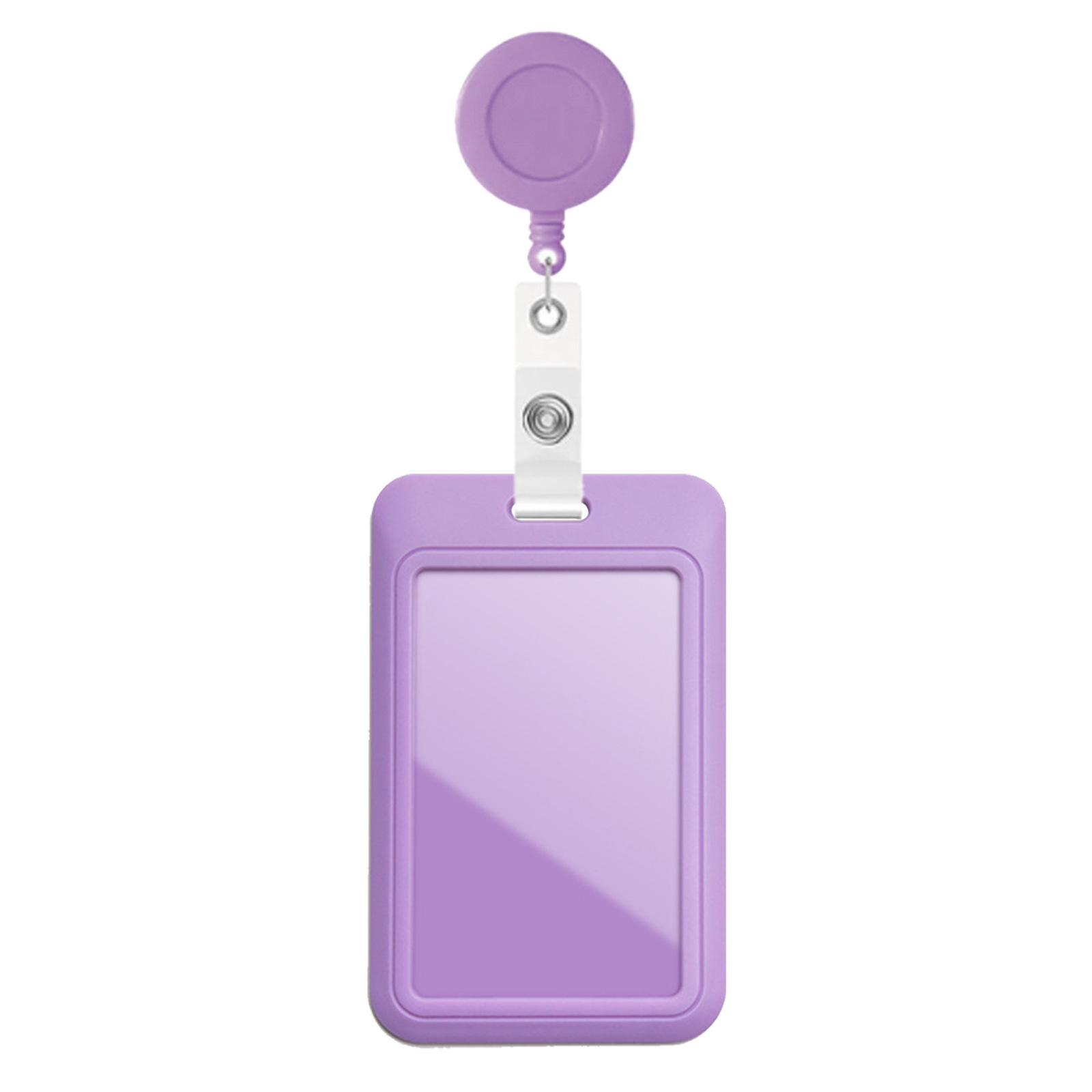 UV Print ABS Plastic ID Card Holder/Staff Lanyard Card Holder/ID Badge Card Holder - Image 3