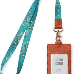 Custom Logo Leather Id Card Holder Chest Tag Easy to Pull Card Sleeve