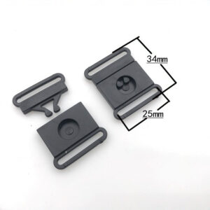 Color Plastic Three-Gear Buckle for Luggage Backpack Adjustment
